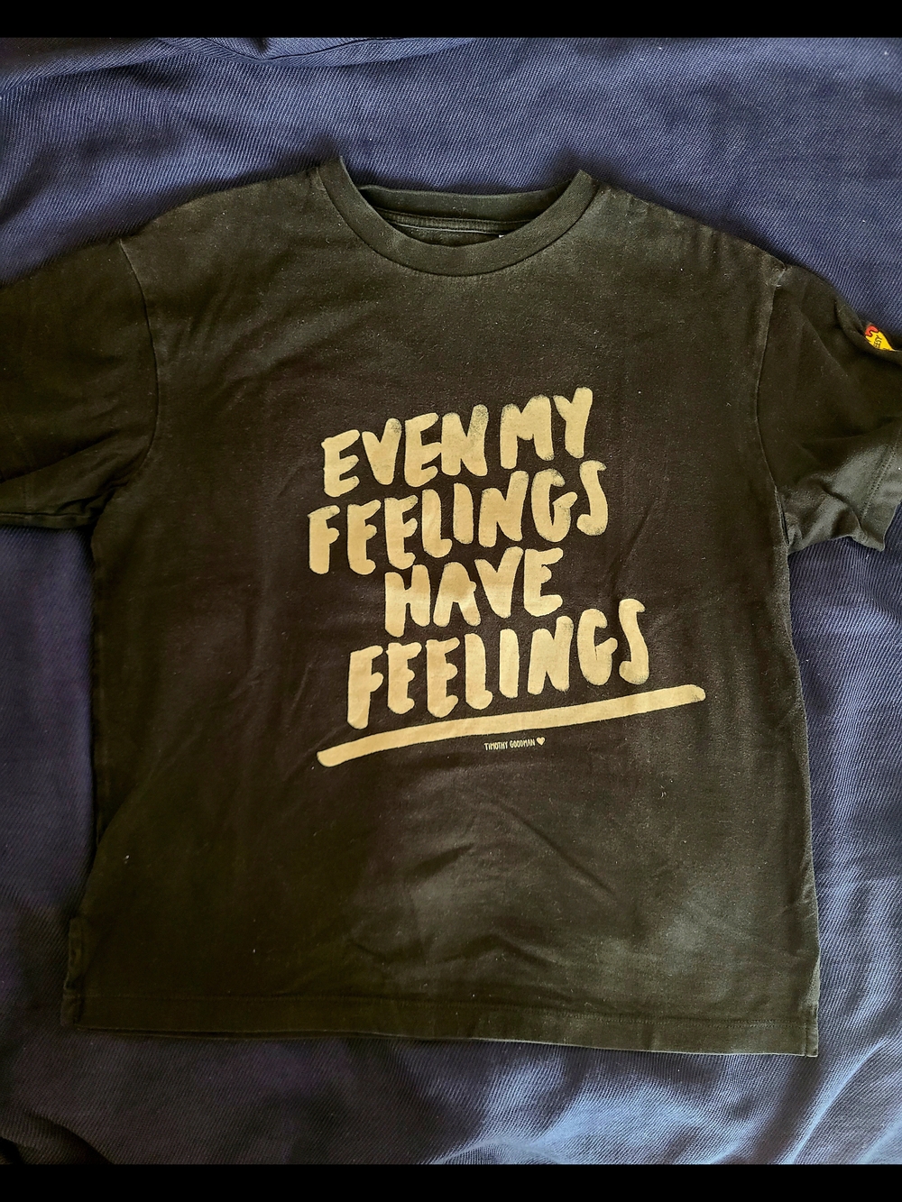 Timothy Goodman Uniqlo Feelings T-shirt (size XS)